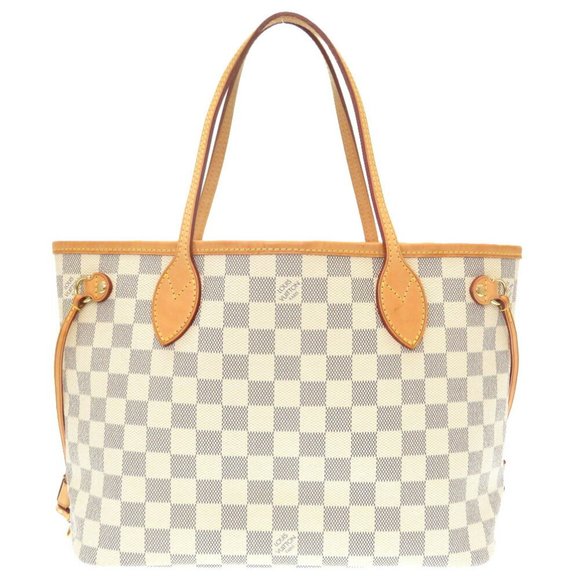 LOUIS VUITTON Handbags - Louis Vuitton Damier Neverfull PM Azul N51110 Tote Bag LV 0093 LOUIS VUITTON